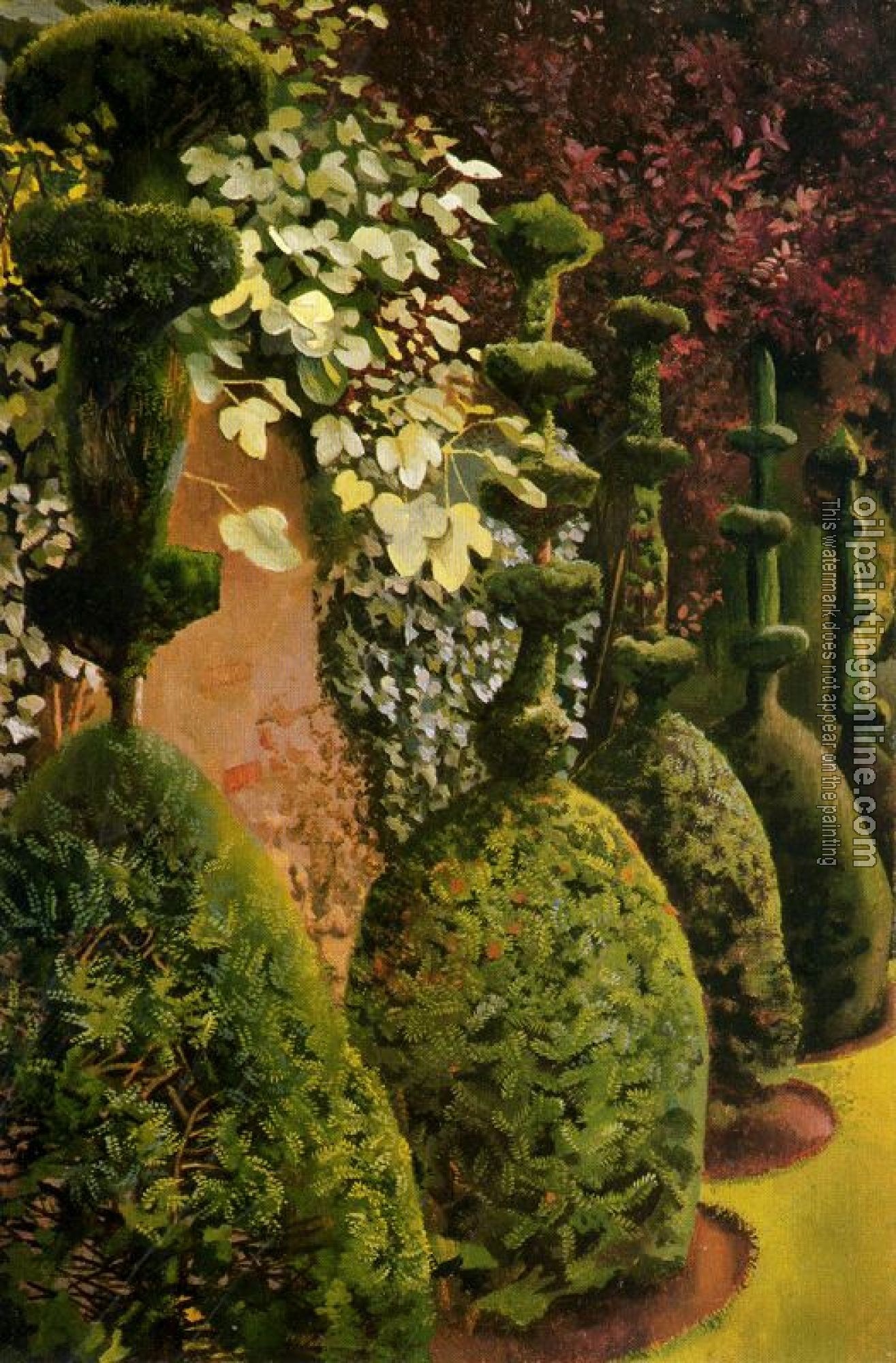Stanley Spencer - Clipped Yews